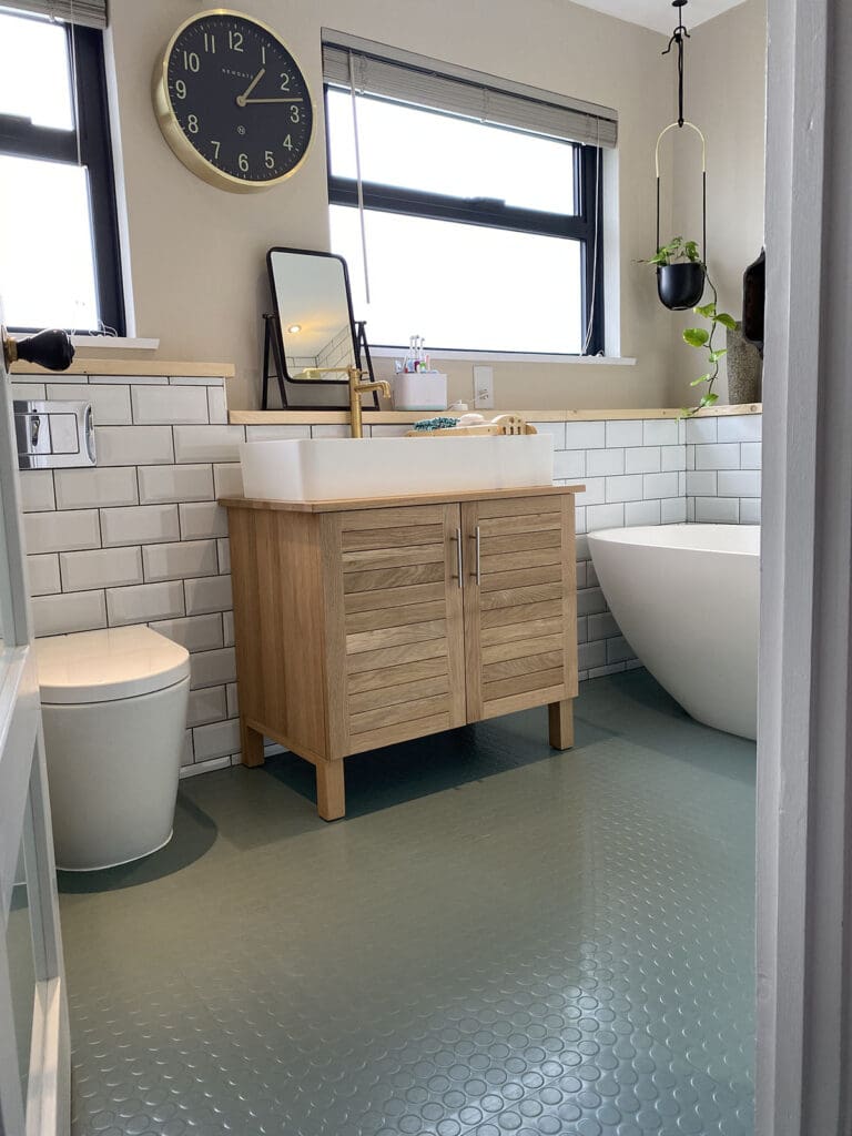Bathroom Install With Freestanding Bath